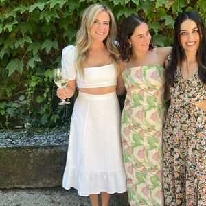 O.P.T Two Piece Skirt and Crop Top Set